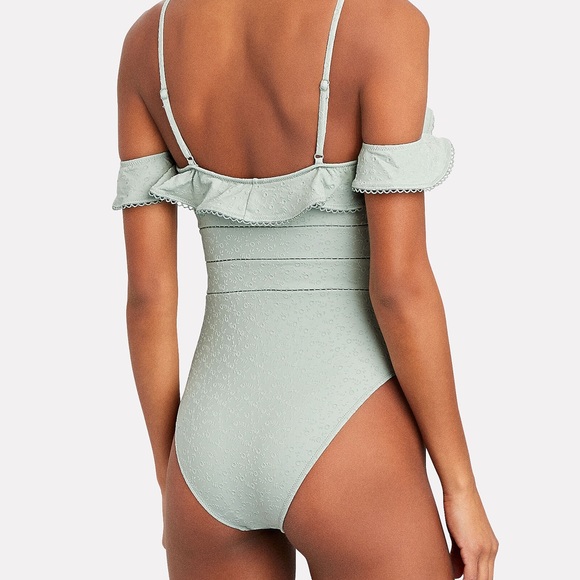 JONATHAN SIMKHAI Irving Eyelet One-piece Swimsuit - Picture 6 of 8